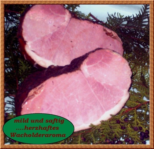 Wacholderschinken heißgegart
