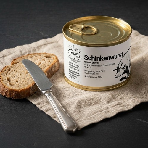 Schinkenwurst 200g dosenwurst - 200g,