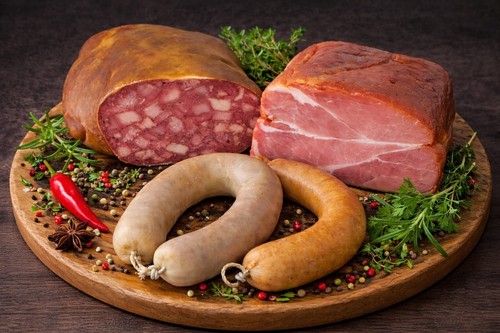 Hausmacher wurst und - wurst, schinken